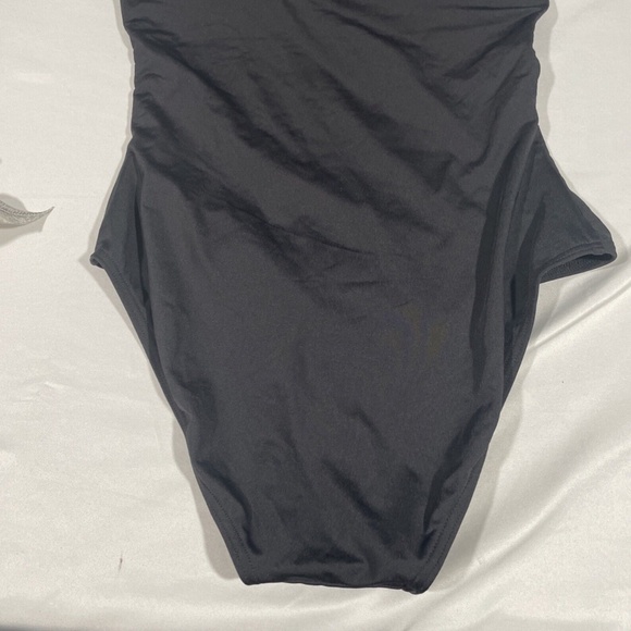 NEW Sea Level [ 4 US ] Ruffle Frill One-Piece Swimsuit in‎ Black - Picture 9 of 11